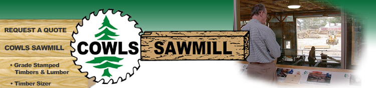 A view of the sawmill operation from Cowls observation deck, where visitors can learn how company operations benefit the region and the environment.